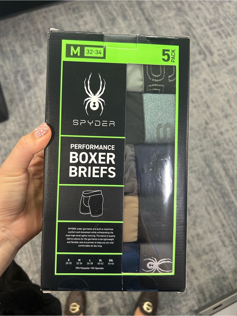 Spyder Performance Boxer Briefs - 5 Pack